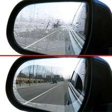 4pcs/Set Car Rearview Mirror & Side Window Anti-Fog Anti-Rain Film - Waterproof PET Transparent Protective Film, Anti-Rain Anti-Glare, Easy Installation, Suitable For Most Cars - A - View 8