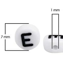 1550 Piezas Separador abecedario acrílico luneta letra para bisutería y manualidades cuencas abalorios - abecedario doble neon - Ver 2