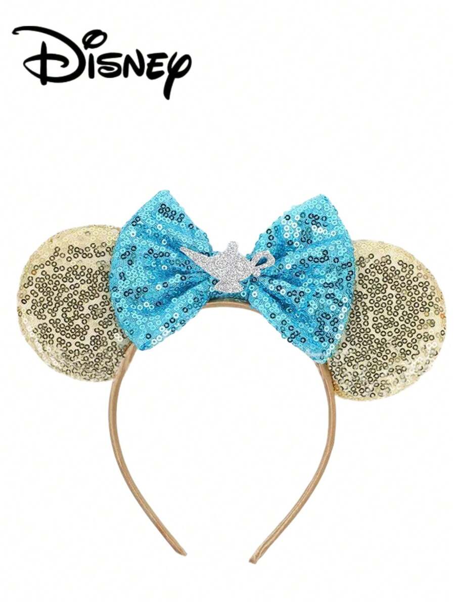 Disney 1件迪士尼系列头饰，主题公园拍照道具，角色扮演服装，卡通米奇耳朵发箍，节日派对独特设计发箍，女士发饰 - 彩色 - 查看 1