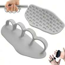 2 miếng đệm silicon màu xám, bền và tiện dụng để nâng tạ, tập luyện thể dục, chống trượt, dùng cho tập luyện, yoga, nâng tạ, unisex, không cần pin. - Nhiều màu - Xem 2