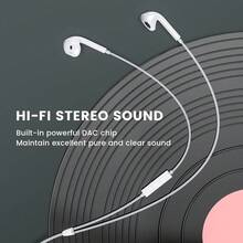 适用于 15、15 Pro、15 Pro Max、16、16 Pro、16 Pro Max、17、17 Pro、17 Pro Max 的 Type C 耳机，有线立体声入耳式耳机，兼容大多数 Type C 插孔设备和智能手机。 - 預設 - 查看 3