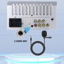 3.5mm车载麦克风，适用于车载蓝牙立体声车载主机，支持音频导航、外置免提通话等功能，可替换车载收音机麦克风组件 - 均碼 - 查看 7