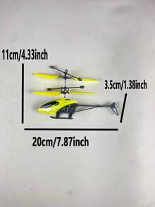 1 Set Teenager Remote Control Helicopter, Sensor Toy Airplane, Can Fly Vertically Up And Down, Measure Wind Speed, Play Without Remote Control. Some Accessories Color Random. - Hot Pink - View 10