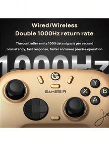GAMESIR Tay cầm chơi game N2 Lite: Cần điều khiển hiệu ứng Hall được nâng cấp, kết nối ba chế độ, độ trễ gần như không đáng kể, thiết kế công thái học cho cảm giác cầm nắm thoải mái, các nút bấm cơ học, tốc độ phản hồi 1000Hz, các nút ABXY bằng silicon dẫn điện. - Xem 4