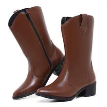 Women Ankle Boots & Booties - 鏽棕色 - 查看 4