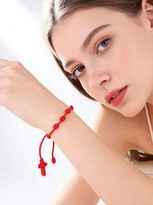 6件套十字架友谊手链套装，宗教信仰饰品 - 手鍊 - 查看 3