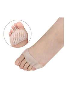 4 Pieces Of Silicone Front Foot Pad, Pain Resistant Insole, Women's Foot Protection, Anti Slip, Super Soft Half Size Front Foot Pad, High Heels, Anti Abrasion, Foot Dance, And Foot Protection Pad - Multicolor - View 5