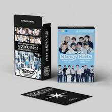 92 piezas/Caja ST RAYKID S (60 piezas Tarjetas LOMO + 32 piezas Pegatinas), Mercancía de fans K-POP, Edición limitada de fans SKZ, Tarjetas fotográficas, Pegatinas, Regalo de vacaciones - Multicolor - Ver 3