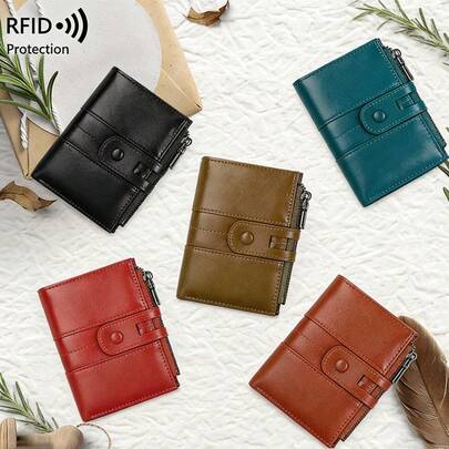 CHARM INFINITE Short Wallet Slim Lightweight Multi-Slot Card Case For Everyday Carry For Women Money Wallet Mini Wallet Purse Wallet Small Wallet Cute Wallet Cute Things Vintage Purse