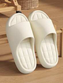 2026 Nuevas Pantuflas de Pan de EVA, Sandalias Suaves de Verano para Interiores del Hogar con Suela de 3.5cm Usables - Blanco - Ver 7