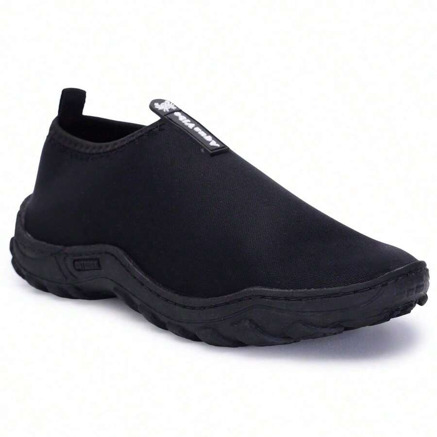 Sapatilha Aquatica Neoprene Masculina Flexível Antiderrapante Trilha Praia Esporte Outdoor - Preto - Visão 1