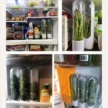 High-Quality Product 1/2PCS Herbal Preservation Pods, Herbal-Keeping Vegetable And Coriander Containers Suitable Refrigerators, Herbal Preservation Bottles, Used Storing Mint In Fridge, Keeping It Green And 2-3 Weeks, Refrigerator Kitchen Supplies - 1pc - 查看 6