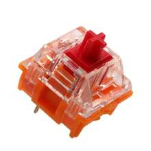 BGKYPRO TTC 金红轴 43g 线性 3 针热插拔轴体，适用于 MX 游戏机械键盘 - 查看 10