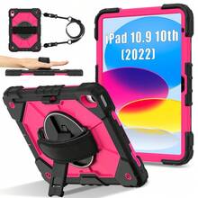 1pc 3-In-1 Anti-Drop Design, Adjustable Shoulder Strap, PC+Silicone Material, 360° Rotatable Handgrip Stand, Sturdy Protective Case Suitable Compatible With Ipad 11th (A16) 2025, 10th 2022, Galaxy Tab A11+ 2025/A9 Plus, Fashionable And Ideal For Gifts And Awards. - Multicolor - View 47