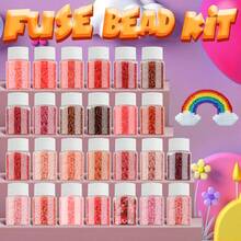 1100pcs 2.6mm Mini Fuse Beads Pixel Puzzle Iron Beads Melt Beads DIY High Quality Handmade Gift - 2.6mm Perler Beads - View 5