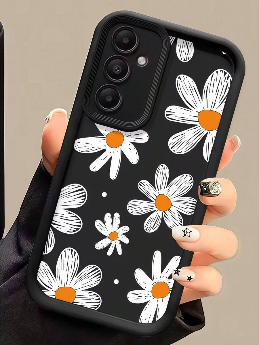 1个创意波点菊花眼形磨砂手机壳，兼容三星A14/A15/A16/A17/A04/A05/A06/A07/A54/A55/A56/A57/A34/A35A/36/A37/S26/S26Plus/S26Ultra、传音SMART7/8、G05、荣耀400/400Pro/400Lite等国际版手机，非国内版。 - 天眼黑色 - 查看 1