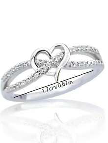2026 Unique Copper Inlaid Classic Ring For Women, Suitable For Valentine's Day, Ramadan, Carnival, St. Patrick's Day, Cologne Carnival And Spring School Opening - Love YR856 - View 11