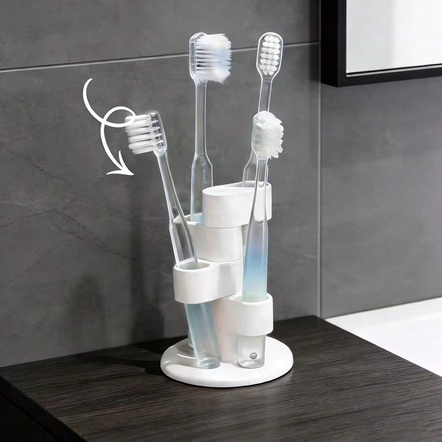 One-Piece New Minimalist Portable Multi-Functional Display And Storage Rack, Suitable For Storing Toothbrushes And Cosmetics. - Multicolor - View 1