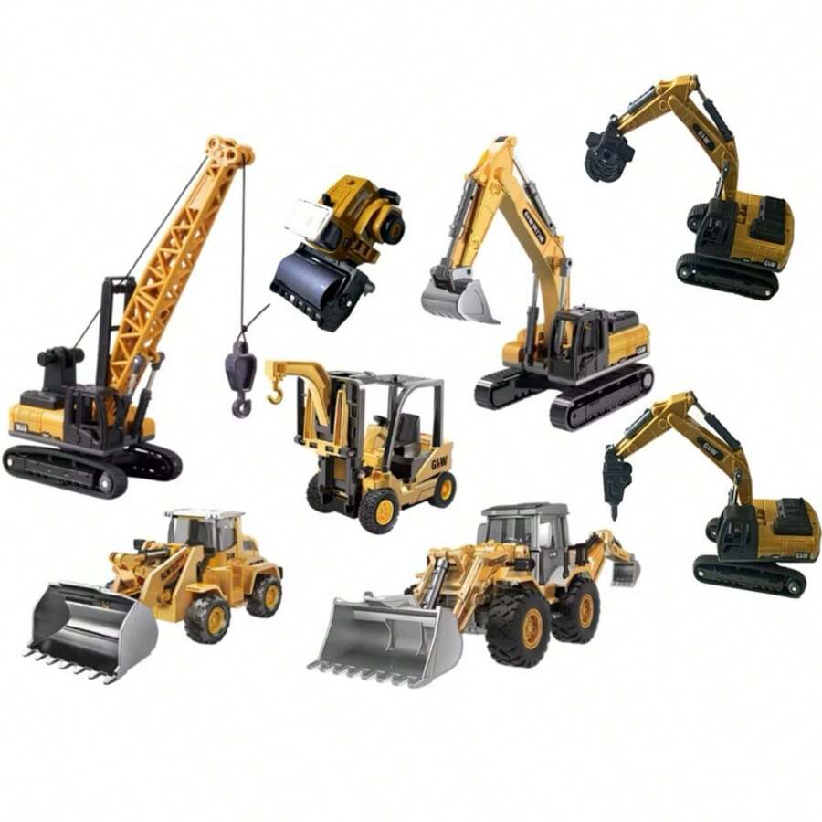Miniature Tractor, Excavator, Forklift, Crane 1/50 Scale Construction Vehicles - Tractor - View 1