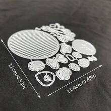 1pc Creative Bear Shaped Cutting Die, Suitable For Scrapbooking, Embossing Templates, Handmade Card Making, Metal Cutting, Gift Card Craft Tools - A - View 7