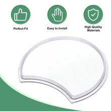 2pcs Transparent Water Tank Lid Cover, Material Coffee Machine Replacement Accessory - White - View 4