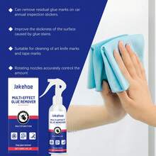 多用途贴纸去除剂，家用粘合剂残留物清洁剂，适用于金属、玻璃、塑料表面 - 液體 - 查看 8