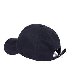 Unisex Cap With Motivational Phrase "Good Life, Breeze And Peace" Curved Brim Adjustable Hat Basic Vintage Style Classic Casual Everyday Premium Fabric For Outings, Sun, Heat, And Holidays - 黑色 - 查看 3