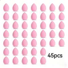 24/3件装多功能粉色化妆海绵，粉底晕染海绵，适用于液体/膏状/粉状产品，无缝顺滑化妆海绵，水滴形化妆海绵，干湿两用化妆工具，专业柔软遮瑕海绵 - 粉色 - 查看 10