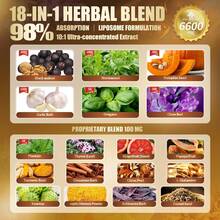 18-In-1 Black Walnut Wormwood Cleanse For Humans, 160 Day Supply, 6600mg Serv... - 1 - View 3