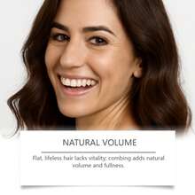 TORVIKX Volumizing Textured Hair Brush, Creates Airy, Voluminous And Effortless Hairstyles - Black - View 2