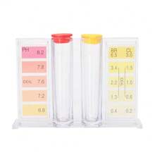 PH & Chlorine Water Test Kit, Water Quality Testing Tool For Swimming Pool, Hydroponics, Aquarium - A - View 10