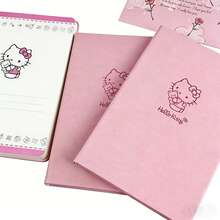 SANRIO 1 cuốn sổ tay bìa cứng  màu hồng của  - Giấy dày, màu sắc sống động, chủ đề hoạt hình, lựa chọn hoàn hảo cho văn phòng phẩm, quà tặng, sinh nhật, kỷ niệm, lễ tốt nghiệp, Giáng sinh, quà tặng Ngày Valentine | Thiết kế vui nhộn | Bìa bền chắc (40 tờ) - Nhiều màu - Xem 1
