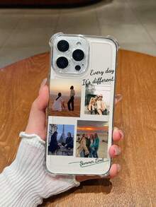 1个透明防摔可定制手机壳，个性化字体、姓名、爱心、蝴蝶结设计，永恒时尚，适用于S25 Ultra/S25 Plus/S25/S24 Ultra、11/11 Pro/11 Pro Max/12/12 Pro/12 Mini/12 Pro Max/13/13 Pro/13 Pro Max/13 Mini/14/14 Plus/14 Pro/14 Pro Max/15/15 Plus/15 Pro/15 Max/16/16 Plus/16 Pro/16 Pro Max 16E等安卓手机，国际版，非国内版 - 無色 - 查看 6