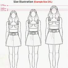 女士条纹圆领T恤裙，短袖撞色条纹迷你裙，休闲宽松版型，建议选择小一码，优雅百搭，适合春夏日常穿着、约会、外出和旅行。 - 棕色 - 查看 8