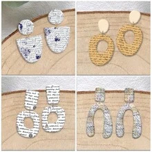 Cute Flower Dragonfly Bird Clay Transfer Paper Making Soft Ceramic Earrings Polymer Clay Water Transfer Paper For Jewelry DIY Craft Supplies - 1Pc - View 4