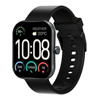  HAYLOU S6 Relógio Inteligente para Homens e Mulheres Tela HD 2,01" Bluetooth Chamada 127 Modos de Treino IP68 à Prova dÁgua Smartwatch Prata