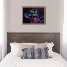 (500pcs/1000pcs/1200pcs/2000pcs) Custom Photo Puzzle With Vibrant Neon Dog Design - Personalize Your Own Art, Ideal Gift For Easter, Thanksgiving, Christmas & Valentine's Day, Perfect For Family Reunions, Personalized Photo Gifts - A - View 4