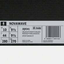 Adidas 男士 NOVAWAVE 低帮跑步鞋 JQ9341 - 黑色 - 查看 7