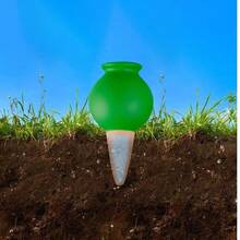 4 Pcs Automatic Watering Stakes For Plants, Ceramic Self-Watering Stakes, Terracotta Watering Devices, Indoor & Outdoor Garden Watering System, Drip Irrigation Equipment For Potted Plants And Flowers, Watering Tools For Home Garden, Balcony And Greenhouse, Slow Release Waterer For Plant Care During Vacation - B - View 5