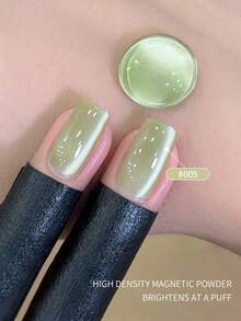 SHANGFEIYA 10ml Conjunto de 6 Cores de Esmalte de Gel de Unha de Gato de Cristal de Gelo, Gel Magnético Semi-Permanente de Unhas de Gato para Salão e Manicure DIY 1 peça/6 peças - Multicolorido - Visão 12