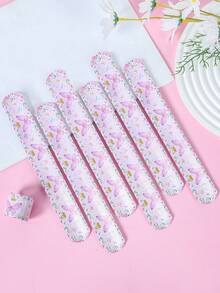 12个粉色蝴蝶主题生日派对塑料手环，粉色蝴蝶主题生日派对装饰，女宝宝迎婴派对装饰，一周岁生日派对装饰，性别揭晓派对用品，迎婴派对回礼，手工工艺品，女宝宝派对用品，一周岁生日派对装饰，粉色生日装饰，粉色蝴蝶装饰 - 粉紅色蝴蝶 - 查看 9