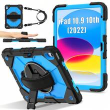 1pc 3-In-1 Anti-Drop Design, Adjustable Shoulder Strap, PC+Silicone Material, 360° Rotatable Handgrip Stand, Sturdy Protective Case Suitable Compatible With Ipad 11th (A16) 2025, 10th 2022, Galaxy Tab A11+ 2025/A9 Plus, Fashionable And Ideal For Gifts And Awards. - Multicolor - View 59