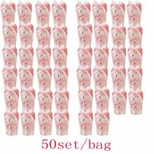 50条/包 欧式火烈鸟图案丝带，适用于婚礼、订婚、节日场合，也可用于糖果、巧克力、礼品盒的包装。 - 查看 10