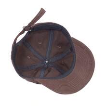Unisex Cap With Motivational Phrase "Good Life, Breeze And Peace" Curved Brim Adjustable Hat Basic Vintage Style Classic Casual Everyday Premium Fabric For Outings, Sun, Heat, And Holidays - 鏽棕色 - 查看 2