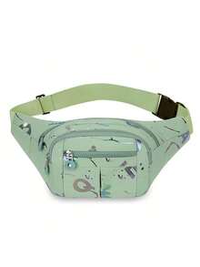 1Pc Large Capacity Sports Bag, Mobile Waist Bag, New Running Versatile Shoulder Bag (Randomly Cut Pattern) - Multicolor - View 18