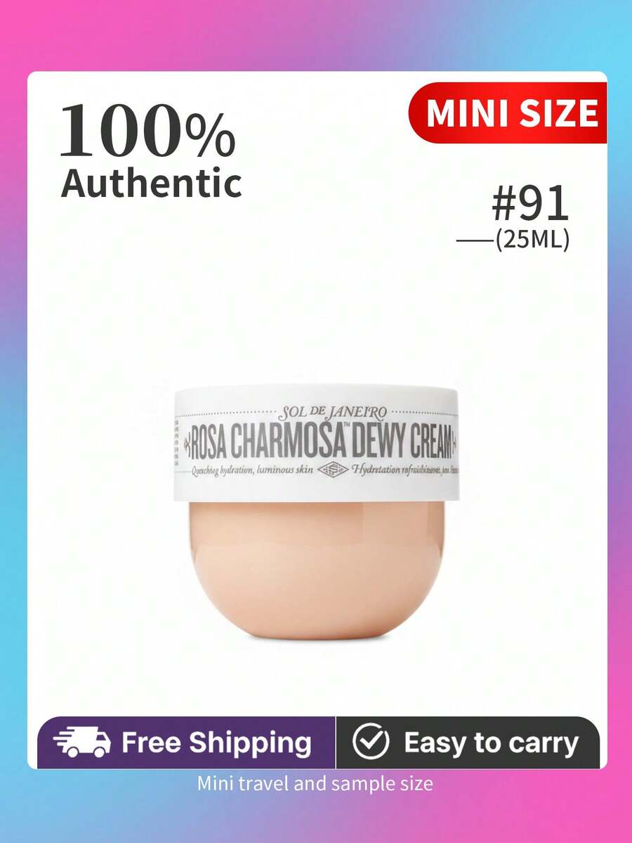Sol Rosa Charmosa Dewy Cream Balsam Do Ciała Cream Mini - (0.84 Fl Oz / 25mL) TRAVEL SIZE - Rosa Charmosa (91) - View 1