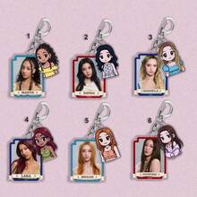 2026 New - 1pc KATSEYE Girl Group Merchandise, MANON Pendant, MEGAN Bag Charm, DANIELA Keychain - Birthday Gift, Holiday Gift, Perfect Gift - Multicolor - View 2
