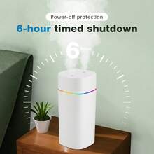 Hailicare 600ml USB Quiet Essential Oil Diffuser, Dual Mist Nozzle Humidifier With Color Light For Home, Office, Car - Mist - View 4