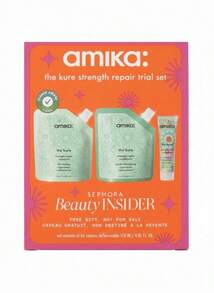 Amika Kure 強韌修復試用組 恢復乾燥斷裂受損髮質 旅行裝洗髮精與護髮素套裝 - repair shampoo + repair conditioner + repair mask - 查看 4