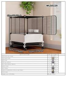 可堆叠鸟笼，带拉出式托盘，易于清洁，可移动鹦鹉笼，适用于饲养玄凤鹦鹉、鹦鹉、爱情鸟 - 拼裝款 - 查看 20